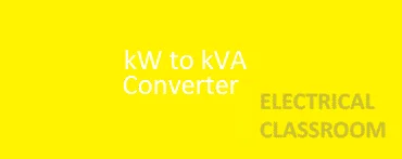 Kilowatt to Kilo-volt-ampere (kW to kVA) Converter 1 online kw to kva converter