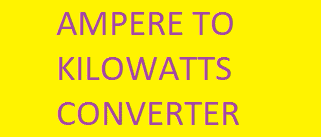 1 kw online to amps