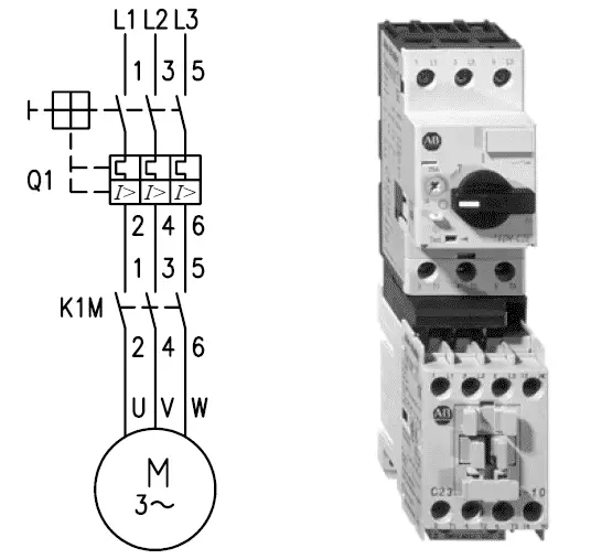 Types and comparison of induction motor starters