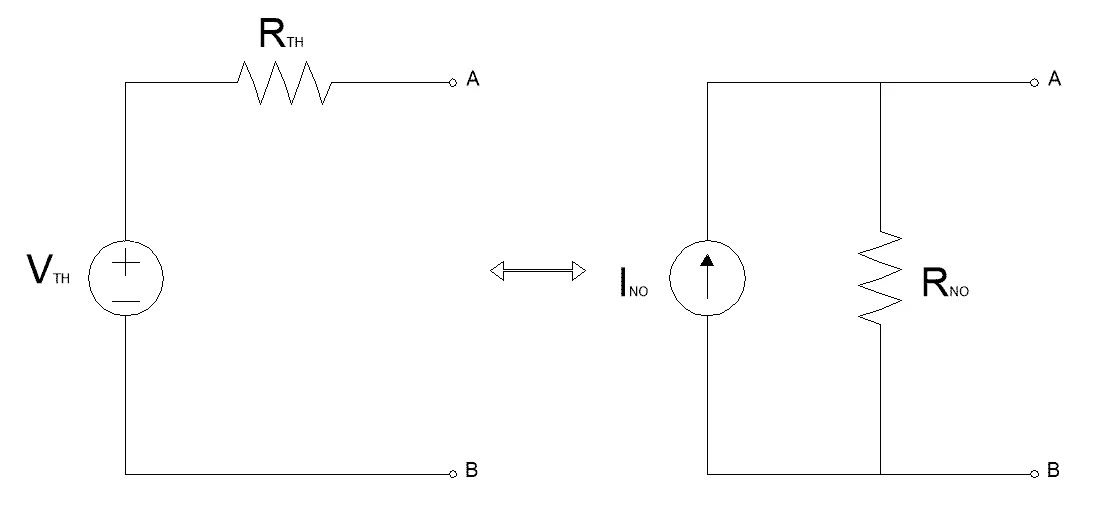 Easy steps to convert Thevenin's equivalent to Norton's