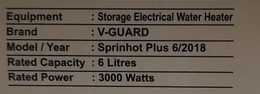 Power consumption & energy usage of water heater