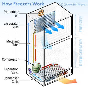 Power consumption & energy usage of freezers