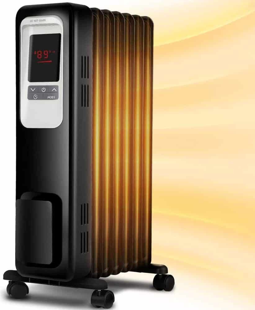 Energy usage of space heaters