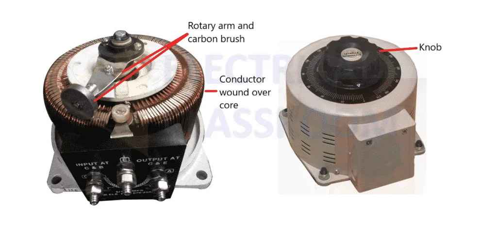 Parts of autotransformer