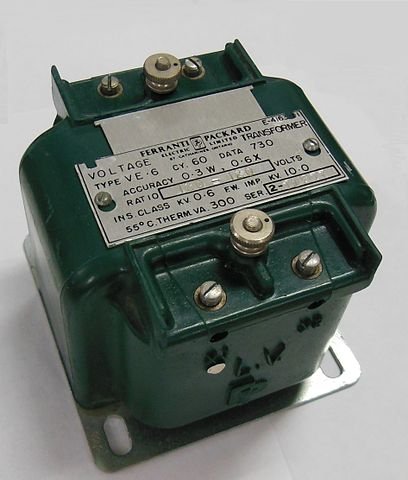 Potential transformer or voltage transformer