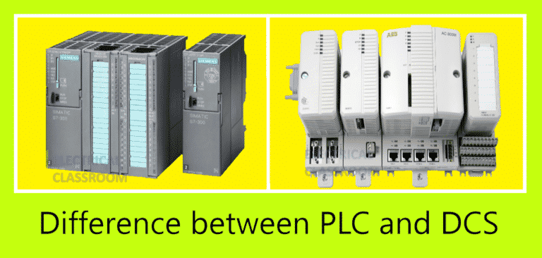 Difference between PLC and DCS